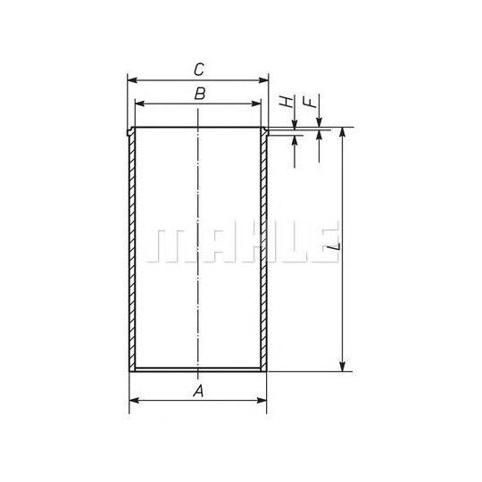 Kolbenschmidt Repair Set, piston/sleeve to suit Perkins