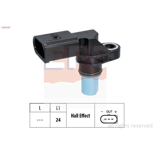 Eps Sensor, camshaft position to suit Audi, VW, Hitachi