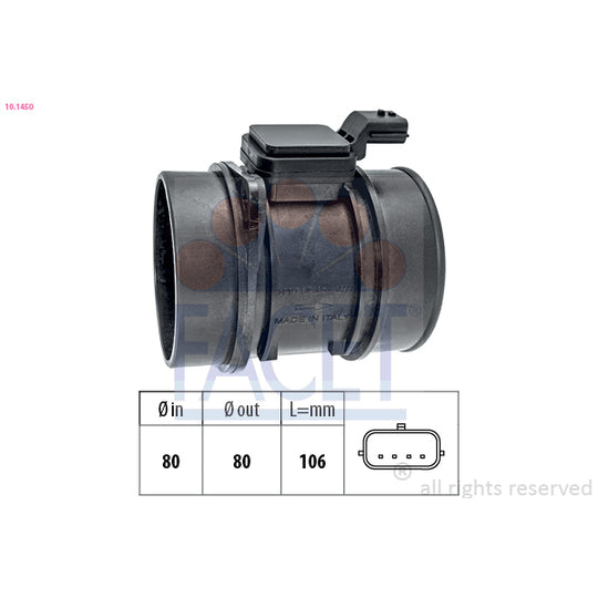 Facet Air Mass Sensor to suit Nissan, Hitachi, Renault