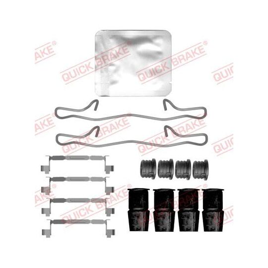 Quick Brake Accessory Kit, disc brake pad
