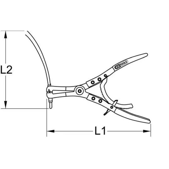 Ks Tools Pliers, hose clamp