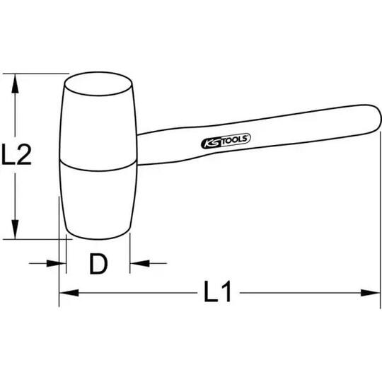 Ks Tools Wooden Hammer