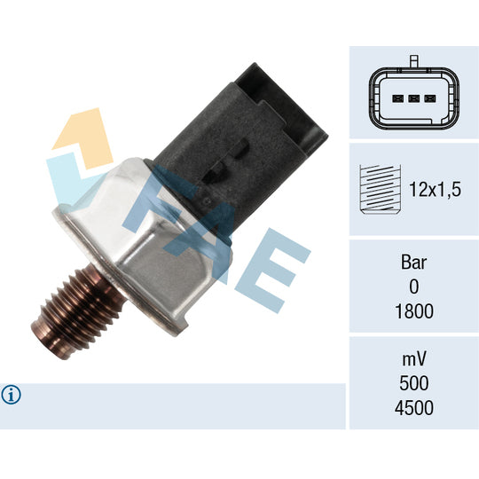 Fae Sensor, fuel pressure to suit Nissan, Hitachi, Renault