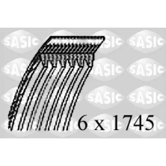 Sasic V-Ribbed Belt to suit Ford, Peugeot, Citroën