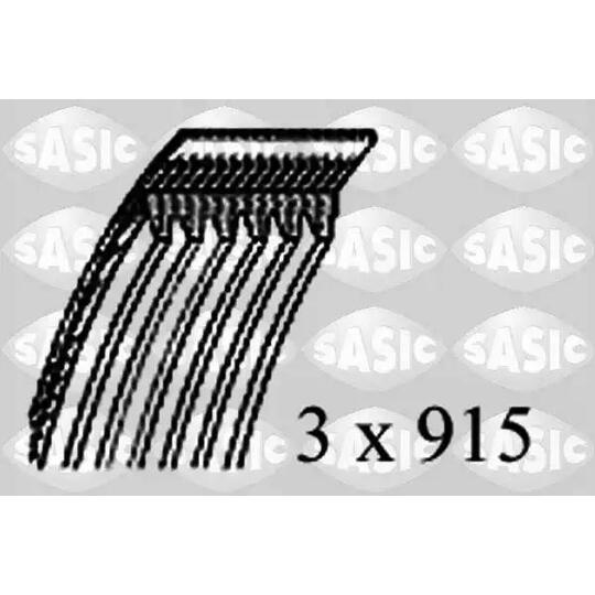 Sasic V-Ribbed Belt to suit Nissan, Fiat, Lancia