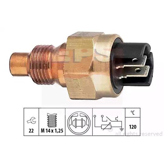 Eps 1.830.523 Sensor, coolant temperature to suit Renault