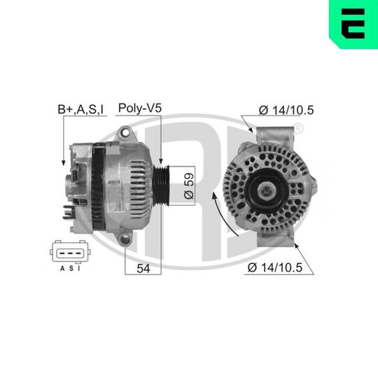 Era Alternator to suit Ford
