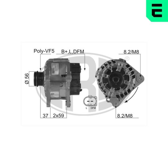 Era Alternator to suit VW