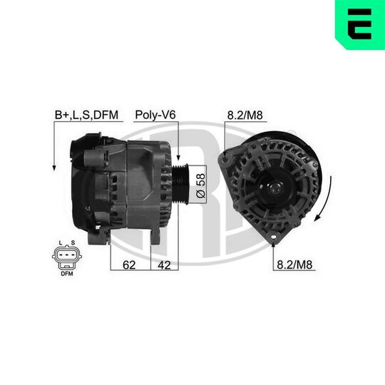 Era Alternator to suit Ford