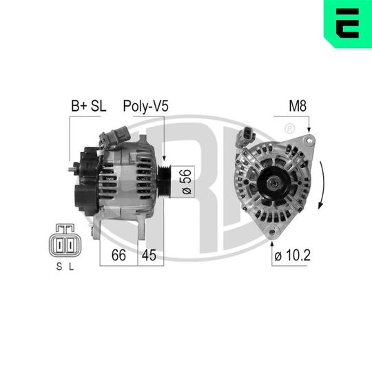 Era Alternator to suit Mitsubishi