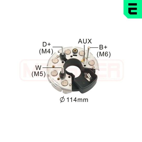 Era Rectifier, alternator to suit Mercedes-Benz, Volvo, John Deere