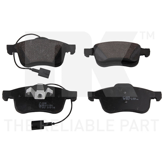 Nk Brake Pad Set, disc brake to suit Fiat, Chrysler, Opel