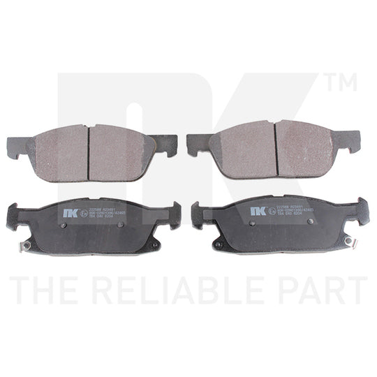 Nk Brake Pad Set, disc brake to suit Ford