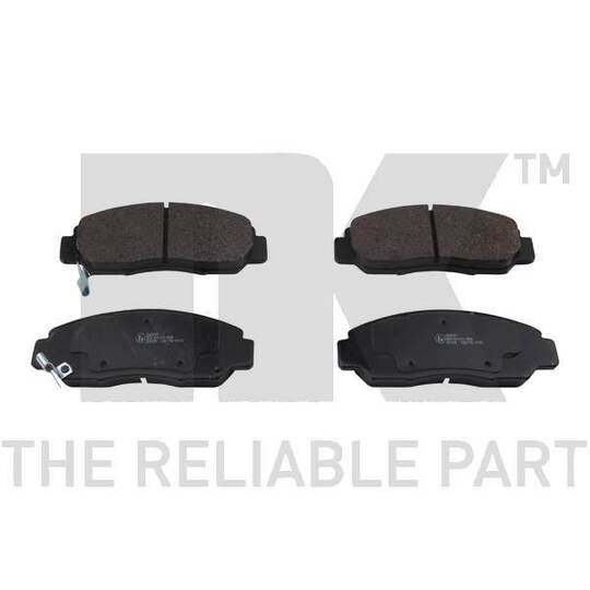 Nk Brake Pad Set, disc brake to suit Honda, Acura