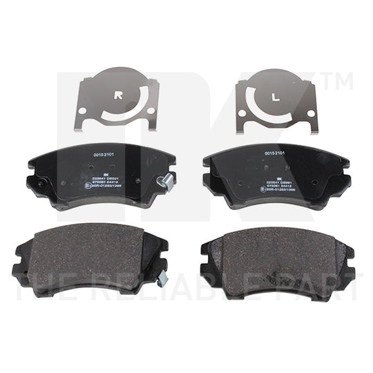 Nk Brake Pad Set, disc brake to suit Chevrolet, Opel, Vauxhall