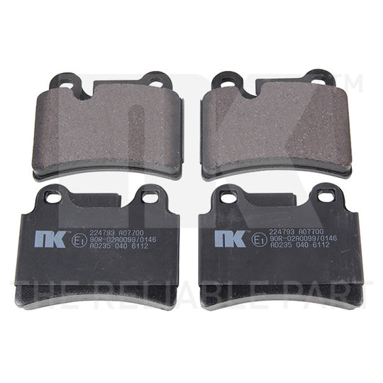 Nk Brake Pad Set, disc brake to suit VW
