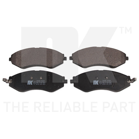 Nk Brake Pad Set, disc brake to suit Chevrolet, Daewoo
