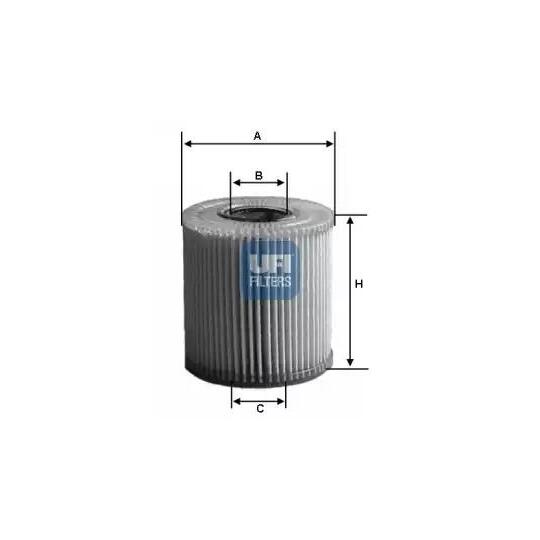 Ufi Oil filter to suit Volvo