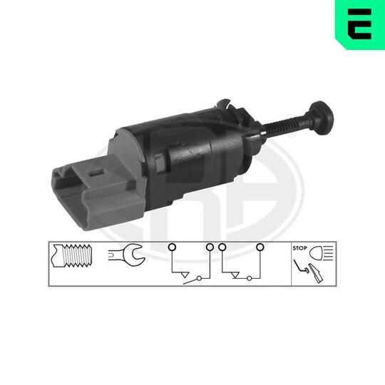 Era 330629 Brake Light Switch to suit Peugeot, Citroën, Fiat