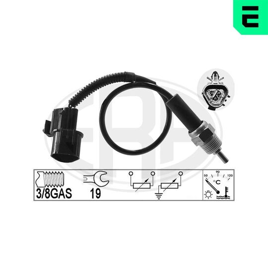 Era 331028 Sensor, coolant temperature to suit Hyundai