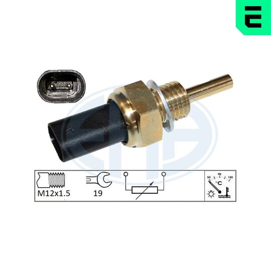 Era 331065 Sensor, coolant temperature to suit Opel