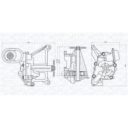 Magneti Marelli Oil pump to suit Ford, Peugeot, Citroën