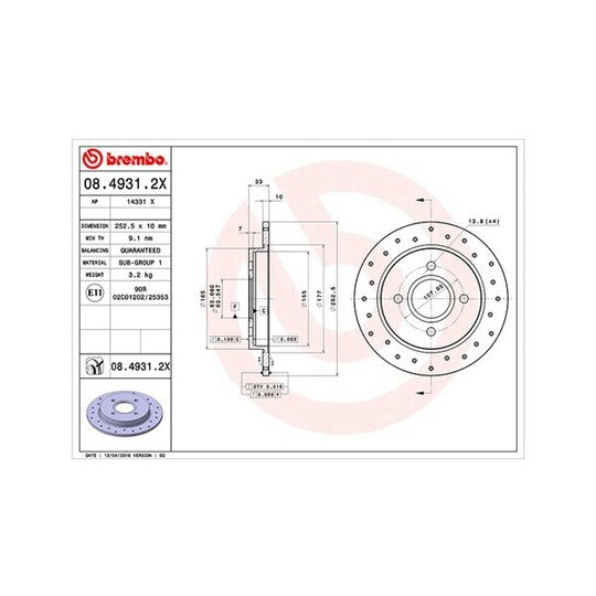 Magneti Marelli Brake Disc to suit Ford