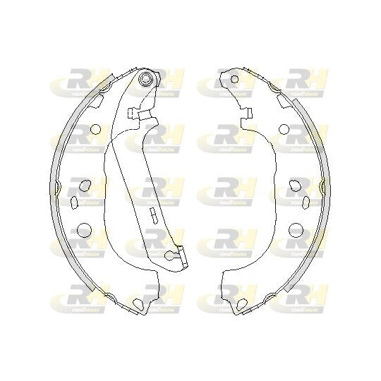 Roadhouse Brake Shoe to suit Ford