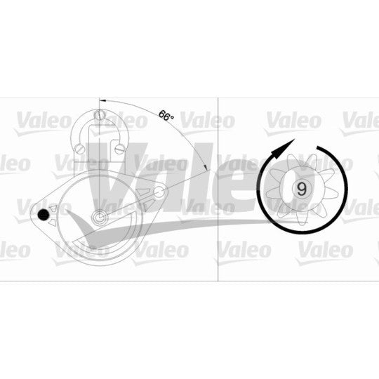 Valeo Starter to suit Opel, Vauxhall