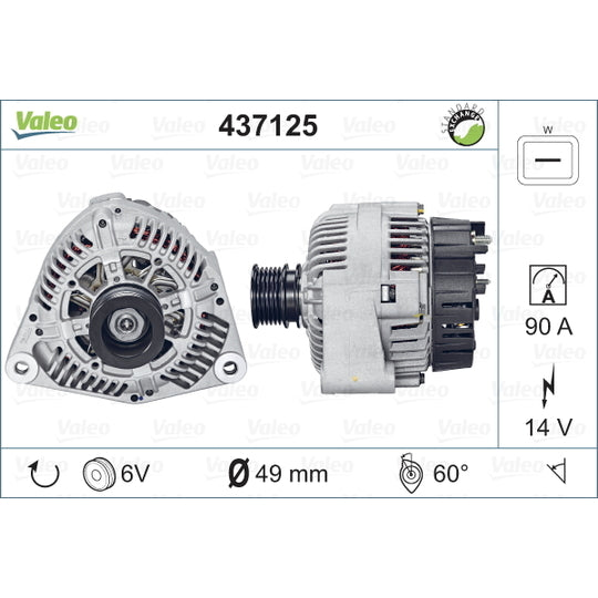 Valeo Alternator to suit Mercedes-Benz