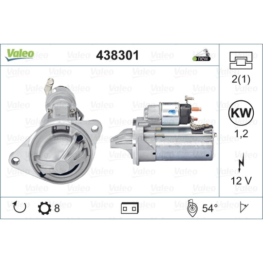 Herth+Buss Elparts Starter to suit Ford