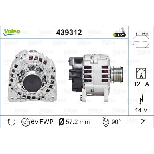Valeo Alternator to suit Ford, Audi, VW