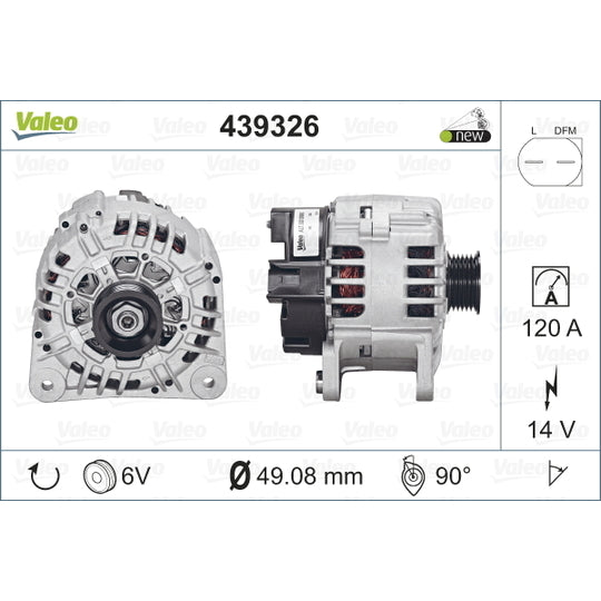 Valeo Alternator to suit Ford, Audi, VW