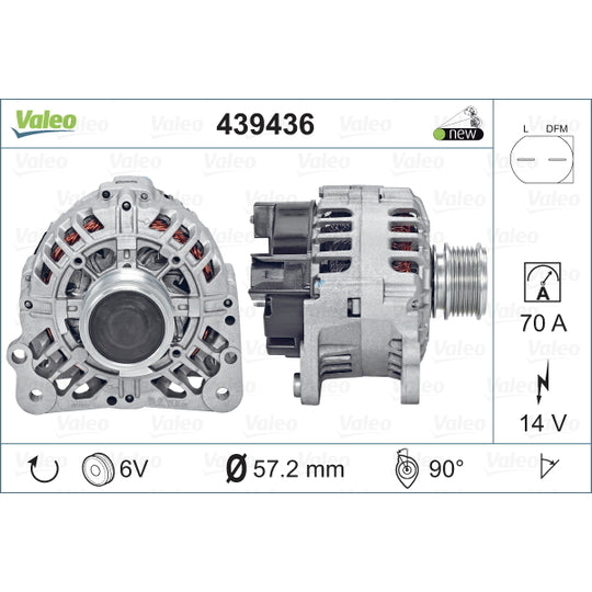 Valeo Alternator to suit Audi, VW, Seat