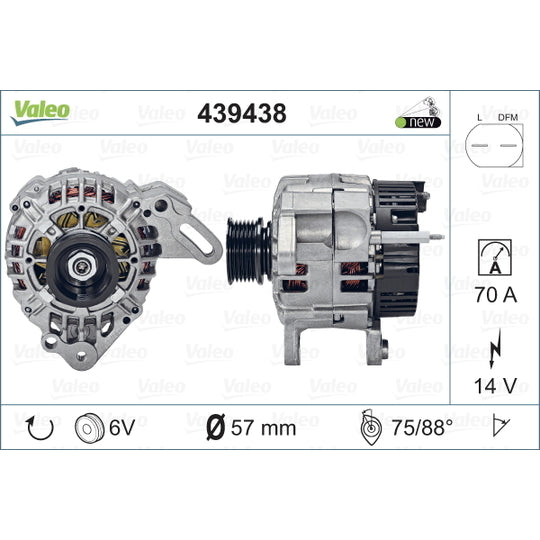 Valeo Alternator to suit Seat, Skoda