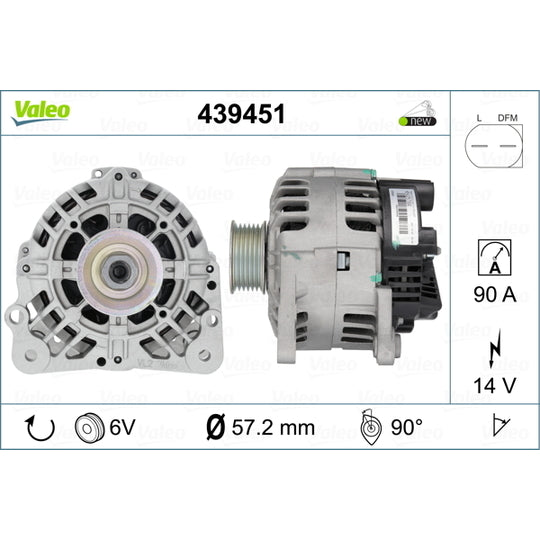 Valeo Alternator to suit VW, Seat, Skoda