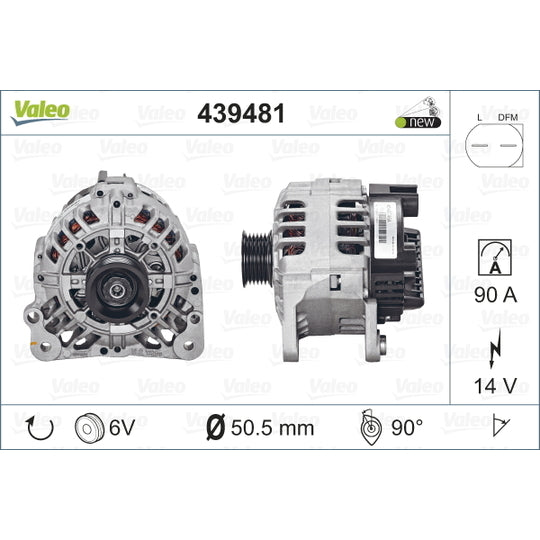 Valeo Alternator to suit VW, Seat, Skoda