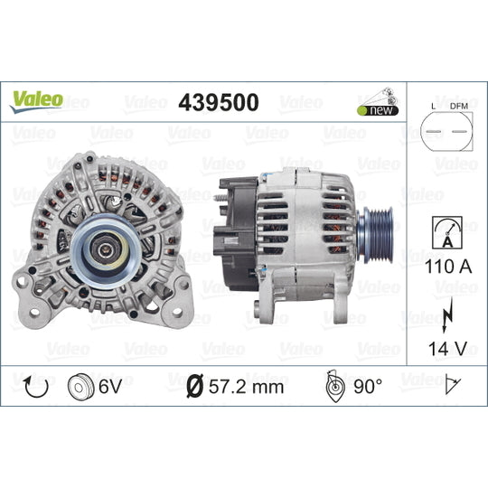 Valeo Alternator to suit Audi, VW, Seat