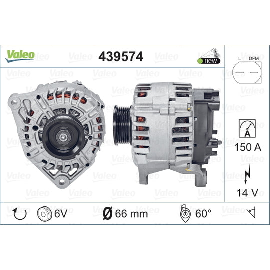 Valeo Alternator to suit Audi, VW, Skoda