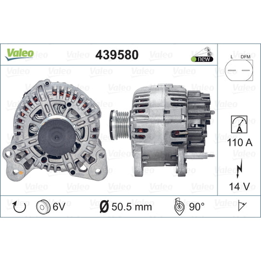 Valeo Alternator to suit Audi, VW, Seat