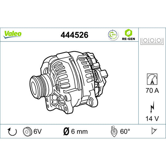 Valeo Alternator to suit Ford