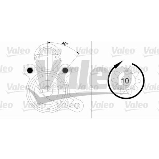 Valeo Starter to suit Ford