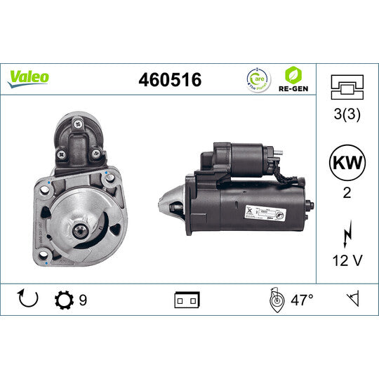 Valeo Starter to suit Ford