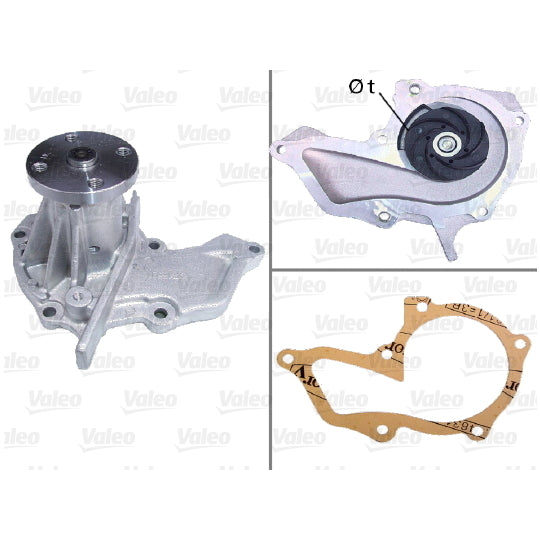 Valeo Water pump to suit Ford, Mazda, Volvo