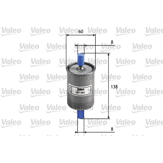 Valeo Fuel filter to suit Ford, Audi, VW