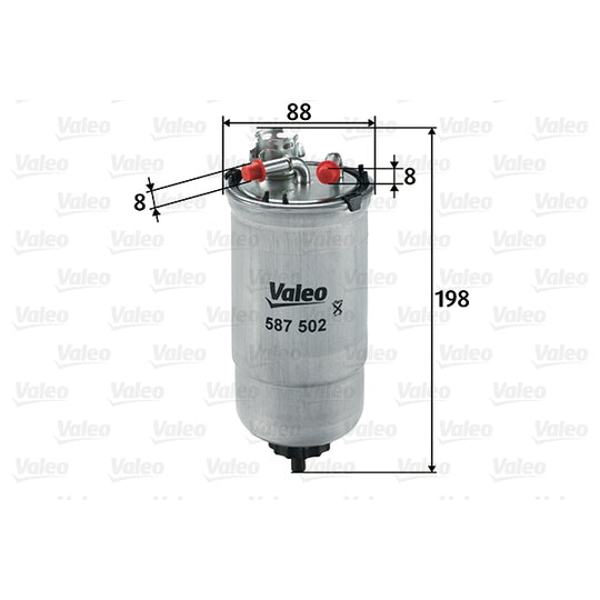 Valeo Fuel filter to suit VW, Seat, Skoda