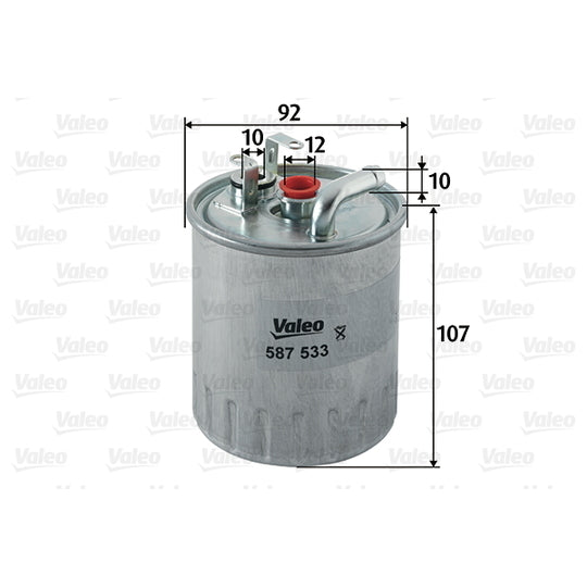Valeo Fuel filter to suit Mercedes-Benz