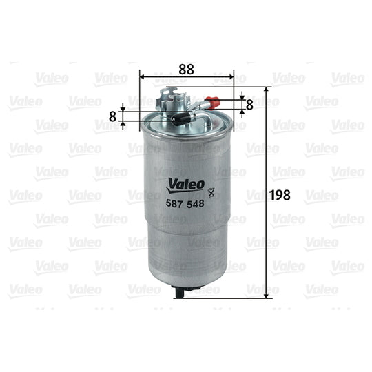 Valeo Fuel filter to suit Seat