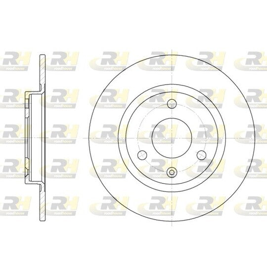 Roadhouse Brake Disc to suit VW, Peugeot, Citroën