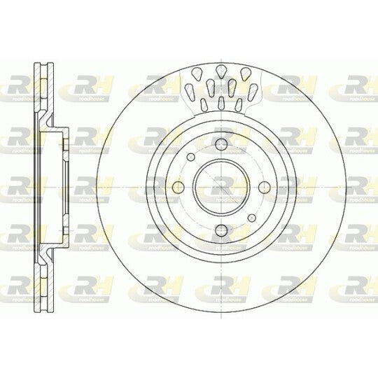 Roadhouse Brake Disc to suit VW, Fiat, Alfa Romeo